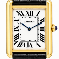 Cartier Tank Solo Large W1018855 18K Yellow Gold Watch